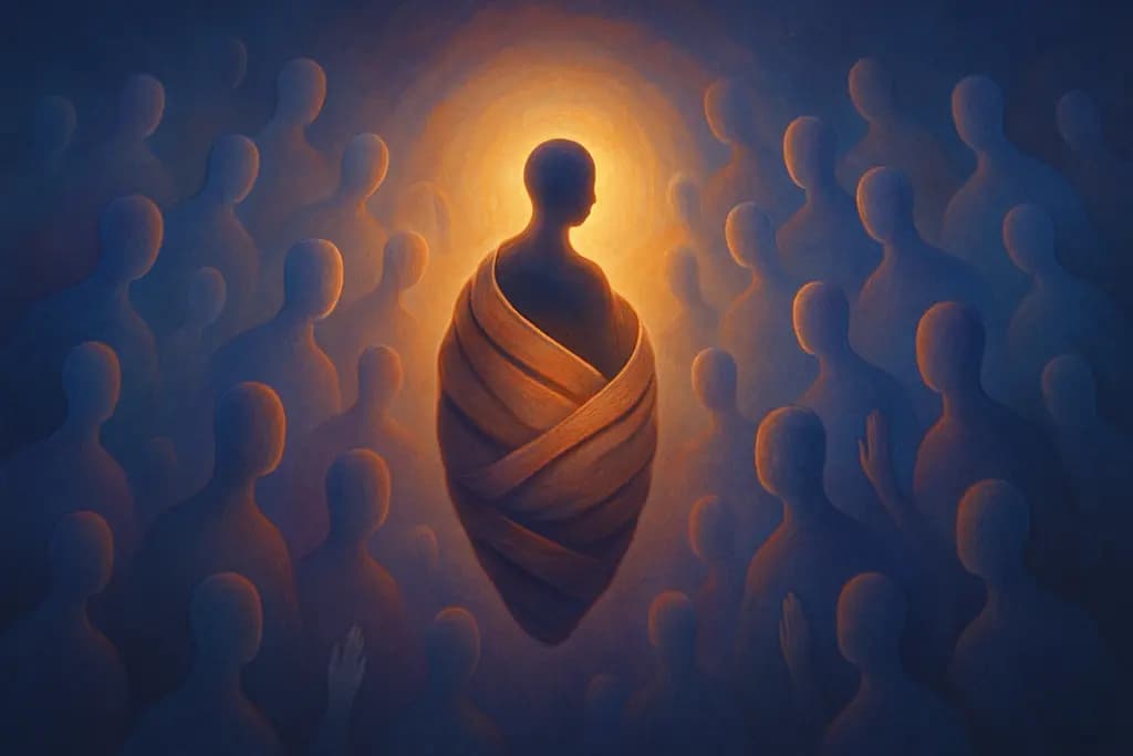Dream illustration: many emerging from a cocoon dream meaning