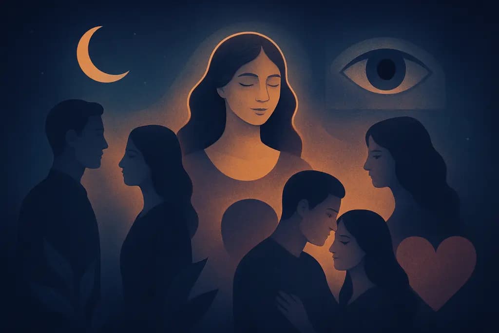 Dream illustration: many relationships