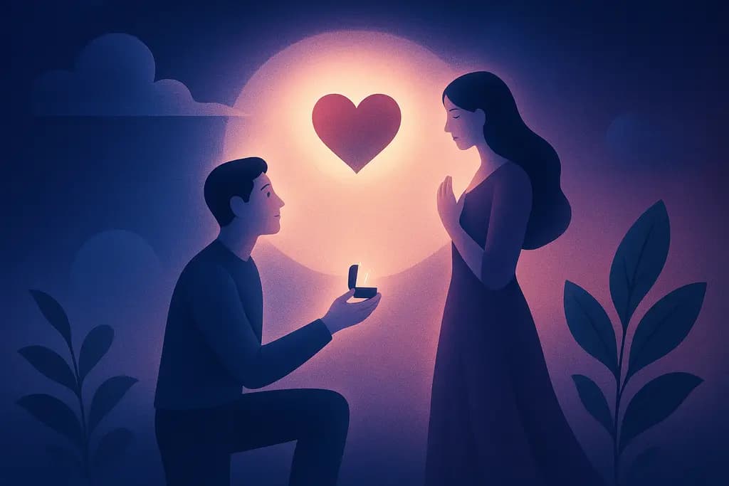 Dream illustration: Marriage proposal in dream