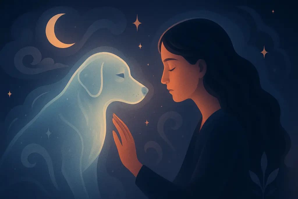 Dream illustration: Meeting a deceased pet