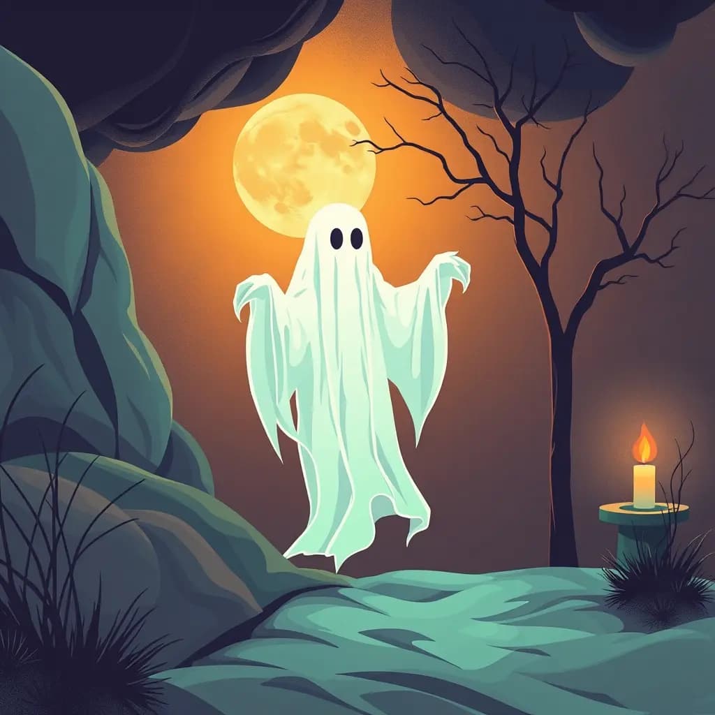 Dream illustration: Meeting a future ghost