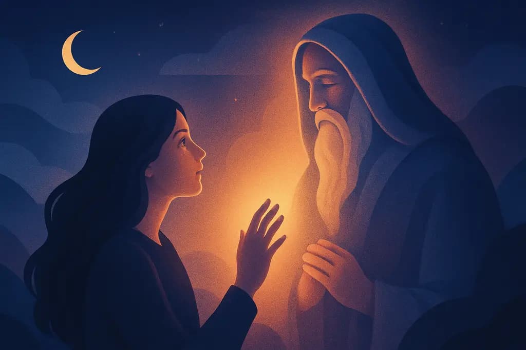 Dream illustration: Meeting a mentor