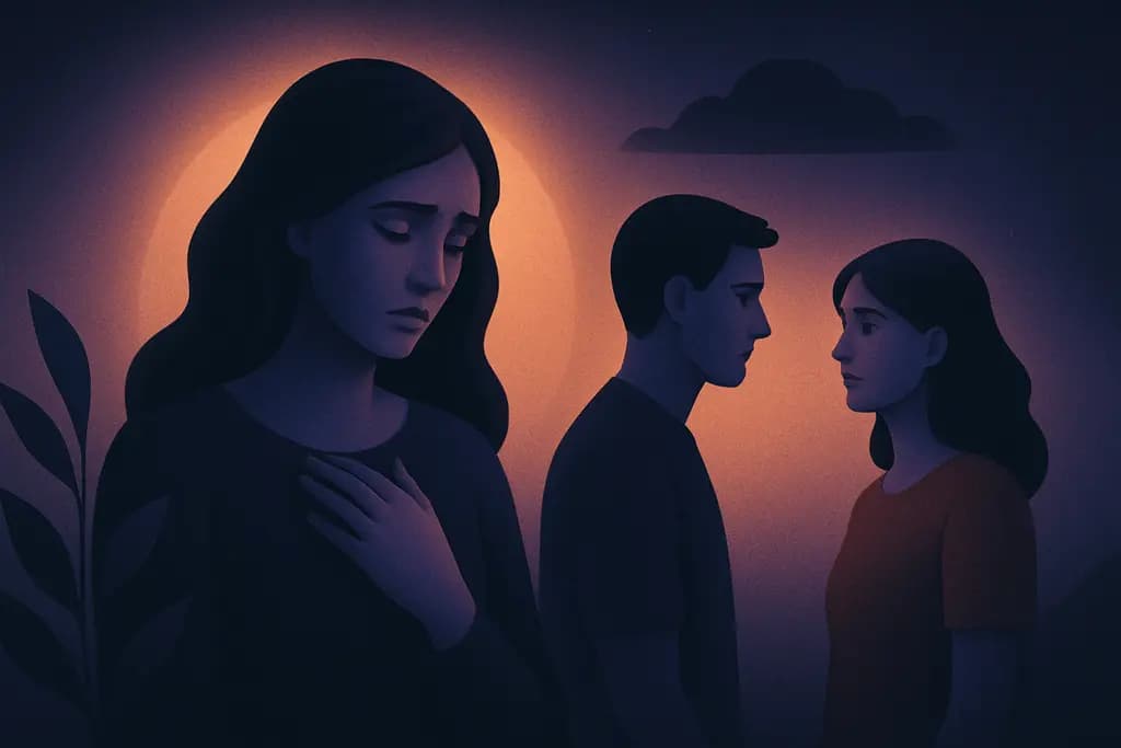 Dream illustration: Meeting an ex's new partner