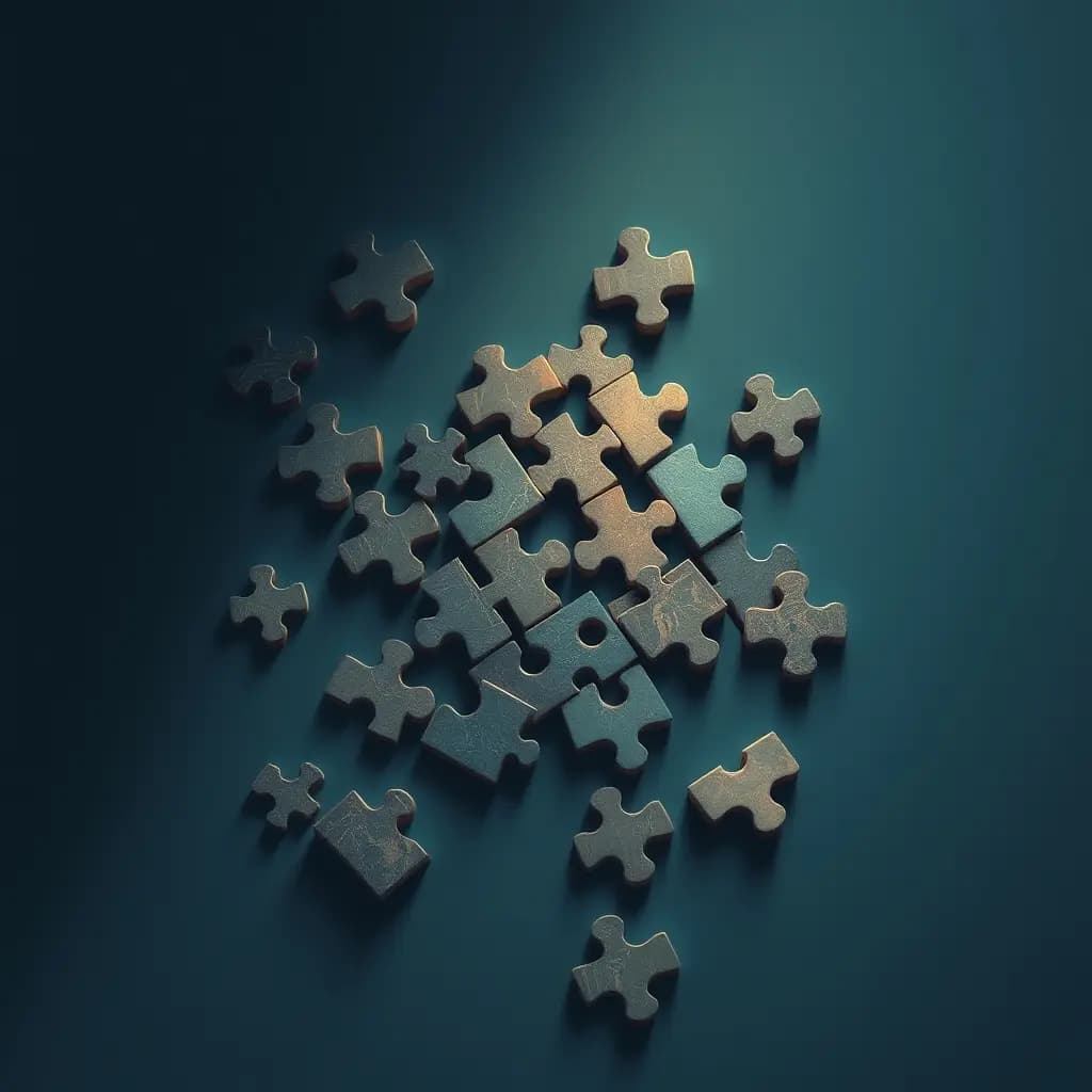 Dream illustration: Memory Puzzle Pieces