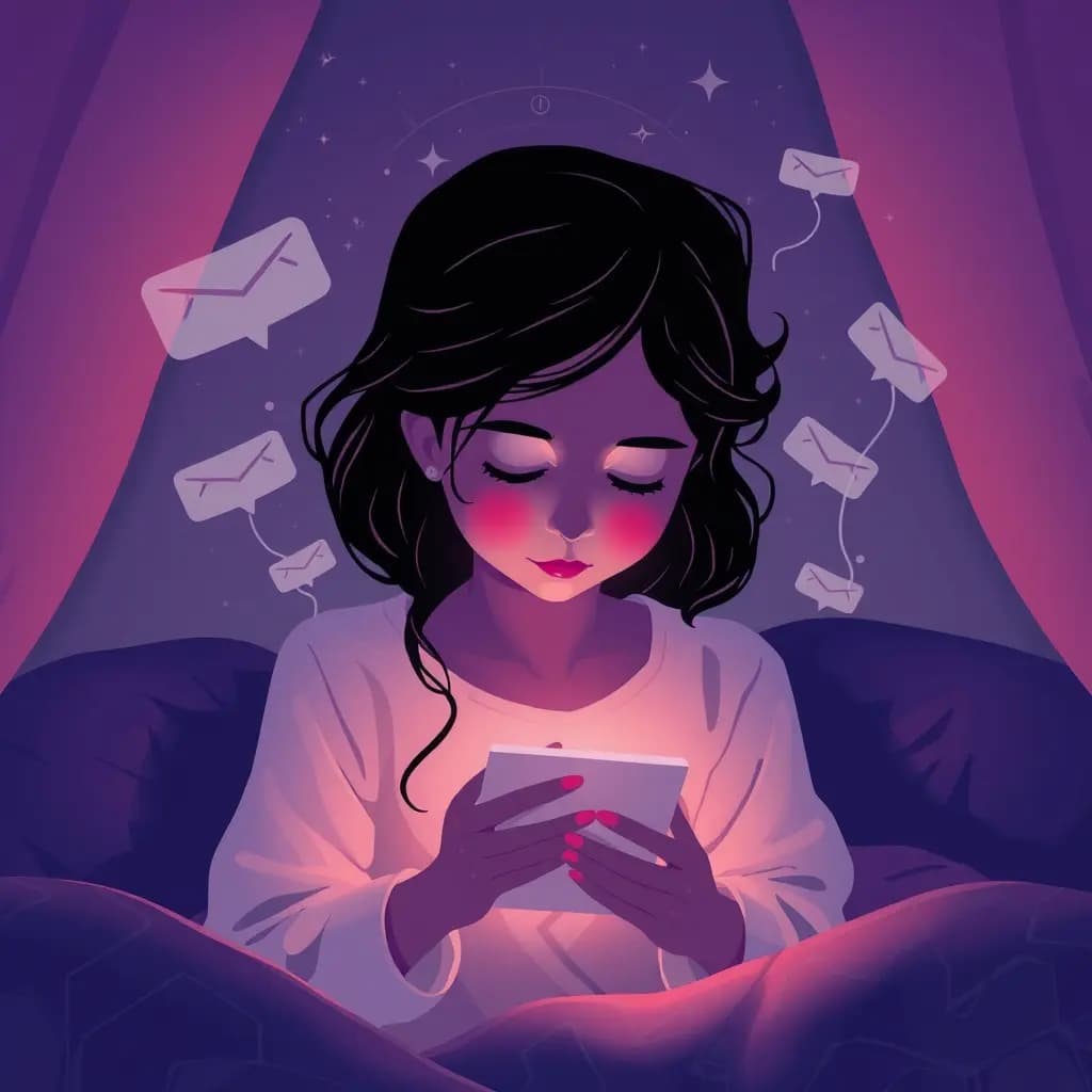Dream illustration: Messages reply themselves