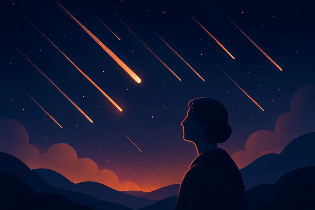 Dream illustration: Meteor shower