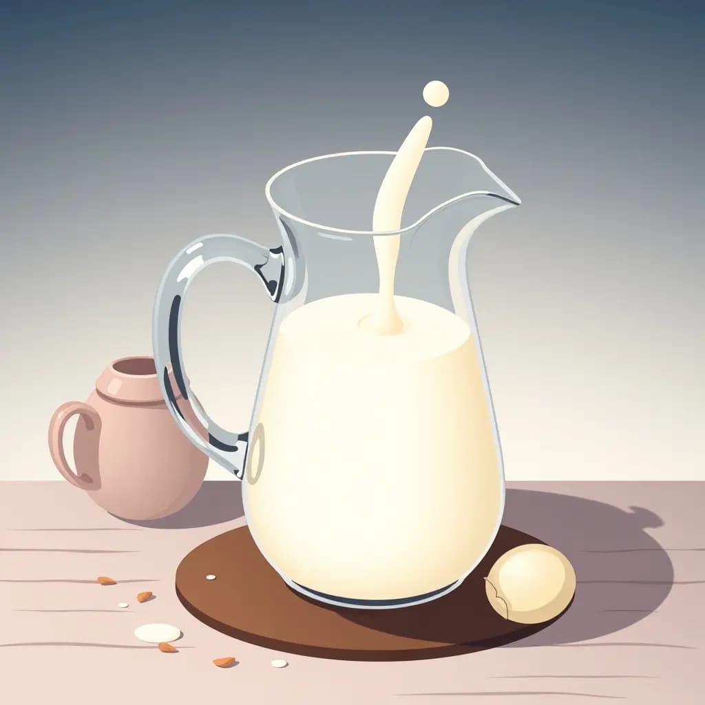 Dream illustration: Milk spoils in pitcher