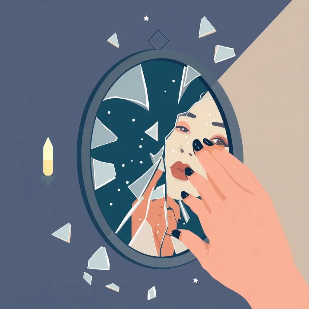 Dream illustration: Mirror Shattering