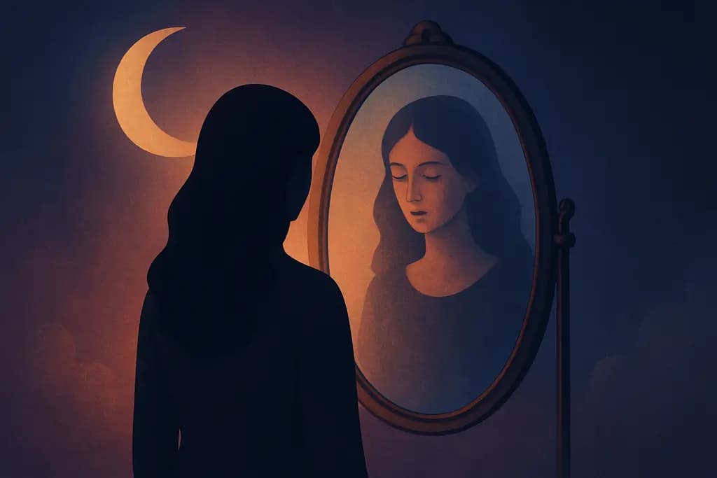 Dream illustration: Mirror