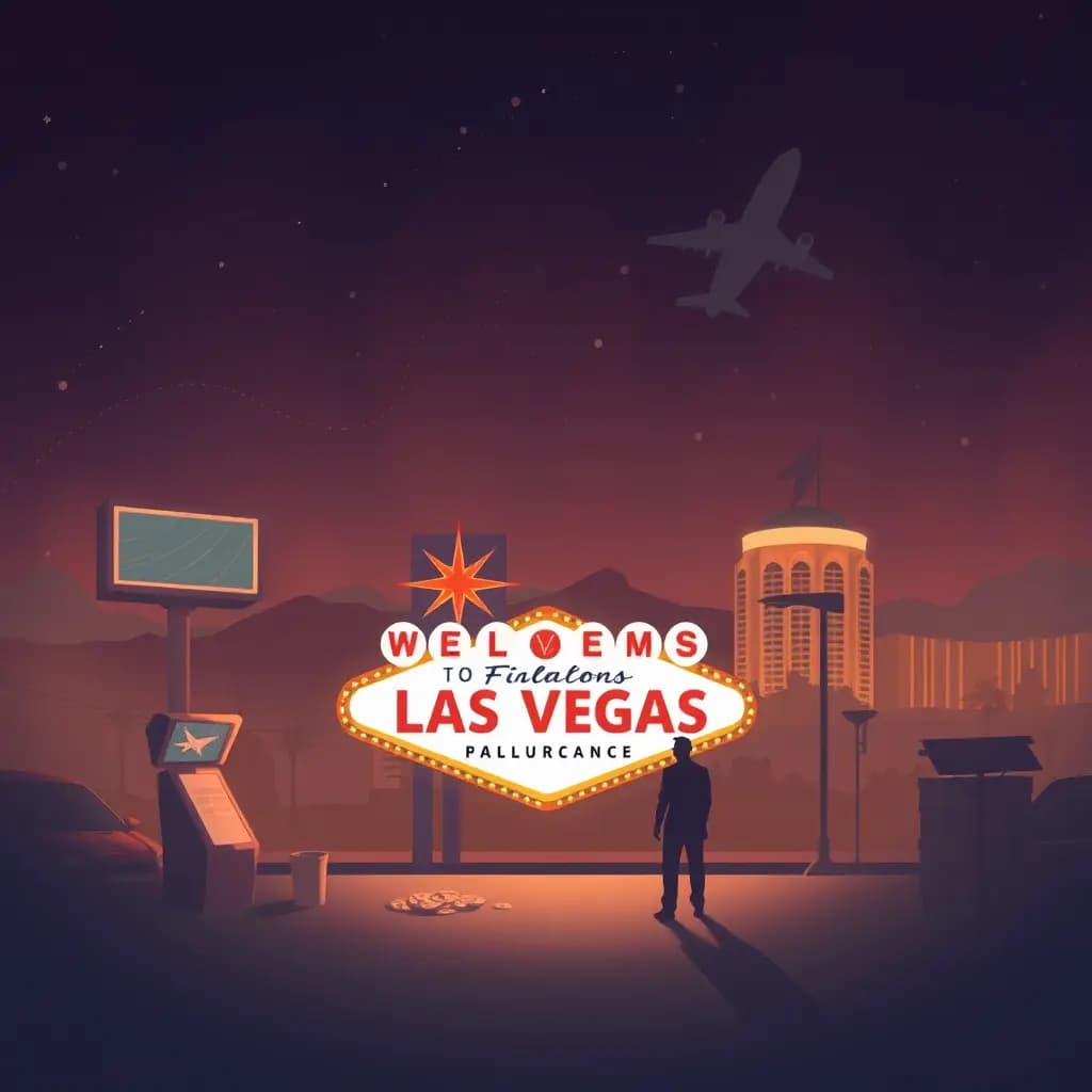 Dream illustration: Missing a Flight to Las Vegas