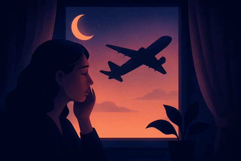 Dream illustration: Missing a Plane