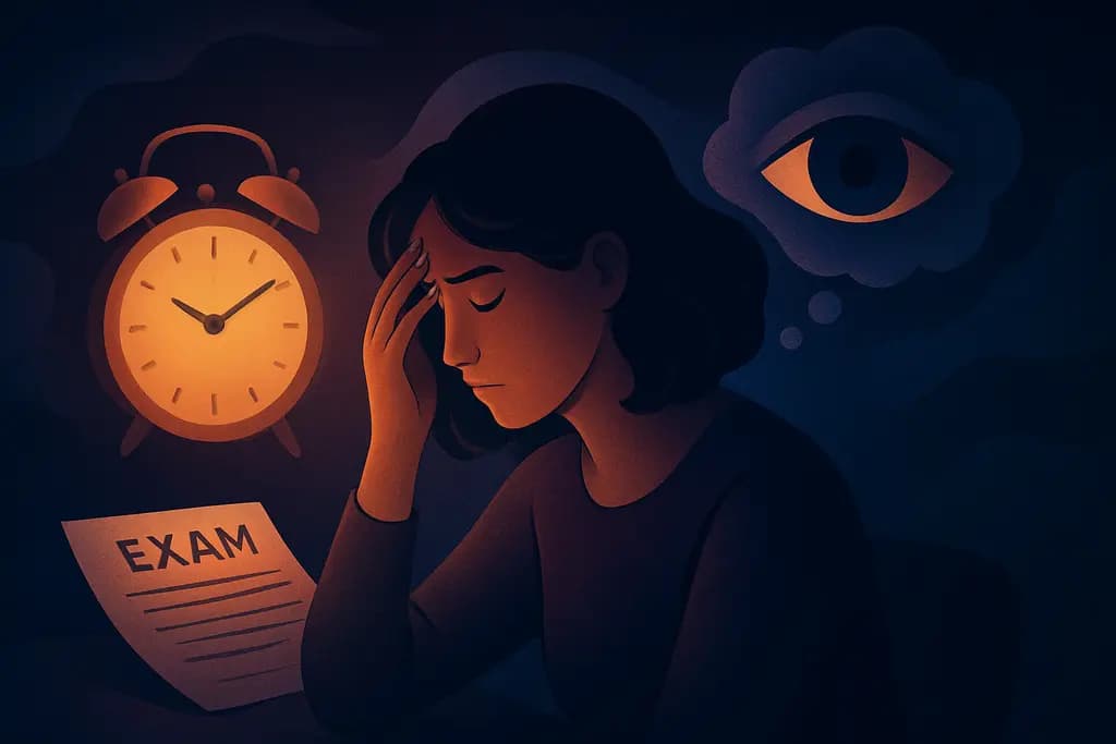 Dream illustration: Missing an important exam