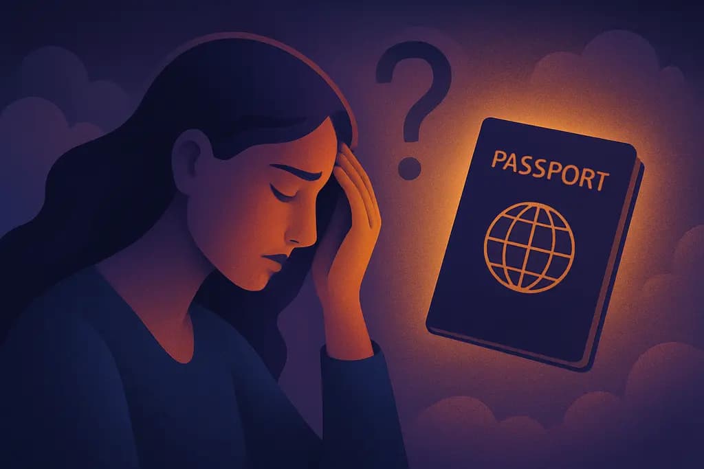 Dream illustration: Missing passport