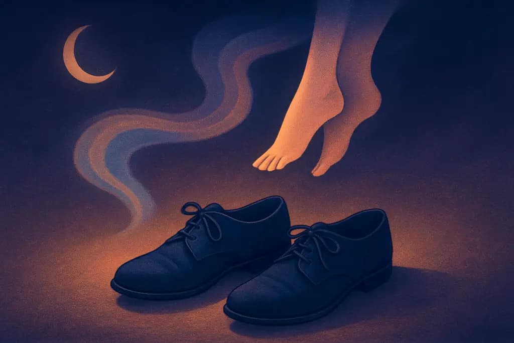 Dream illustration: Missing Shoes