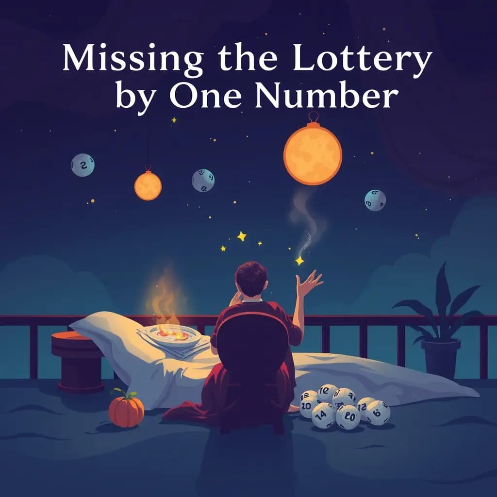 Dream illustration: Missing the Lottery by One Number