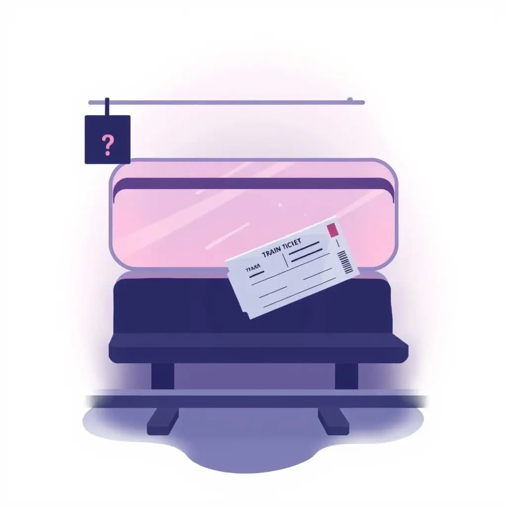 Dream illustration: Missing Train Ticket