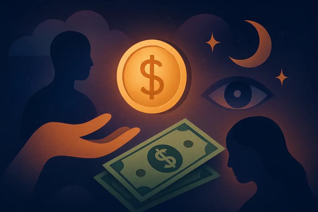 Dream illustration: Money