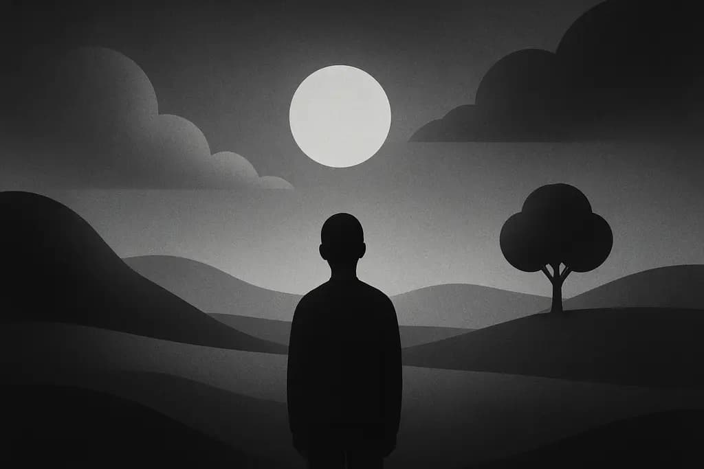 Dream illustration: Monochrome World
