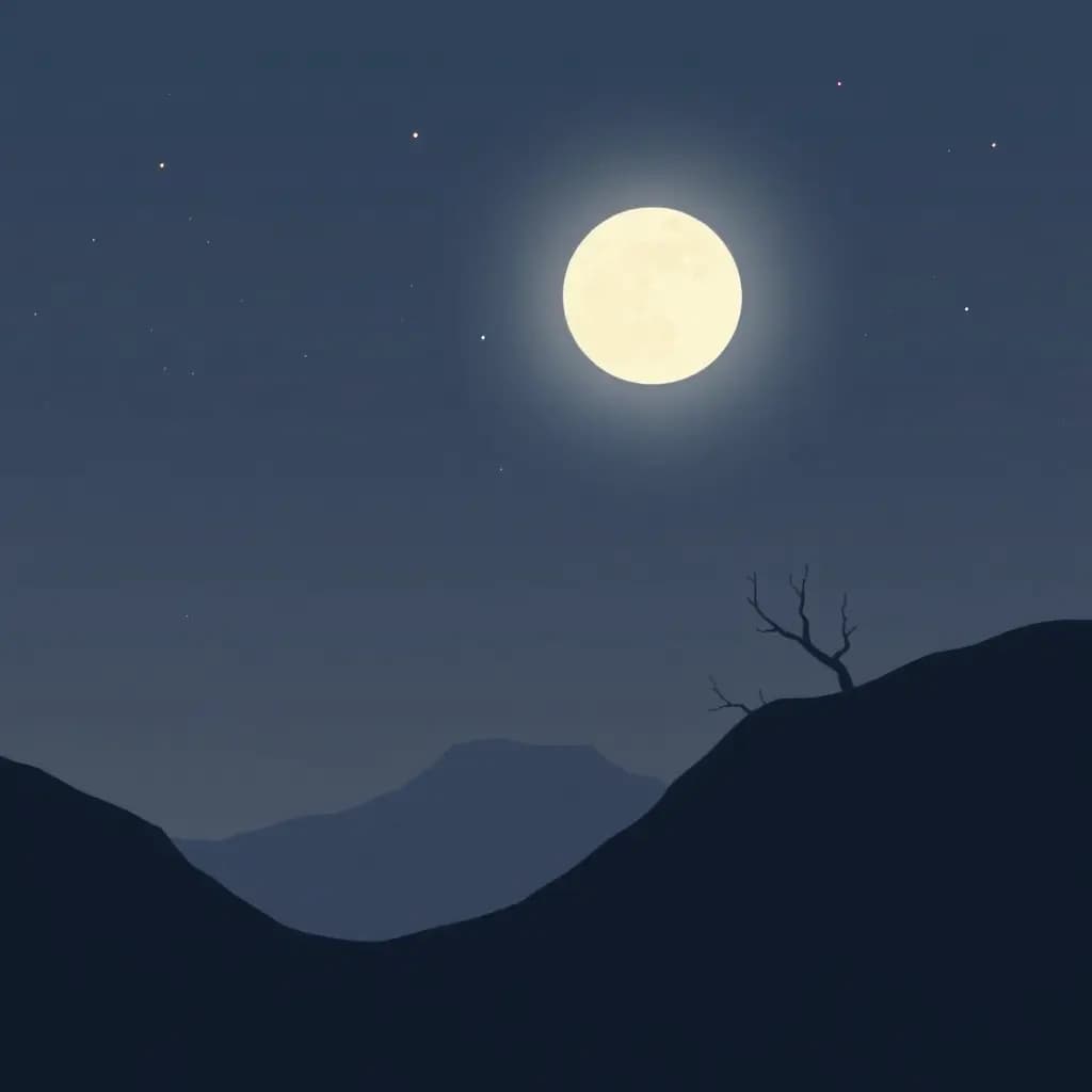 Dream illustration: Moonlit muhurta time