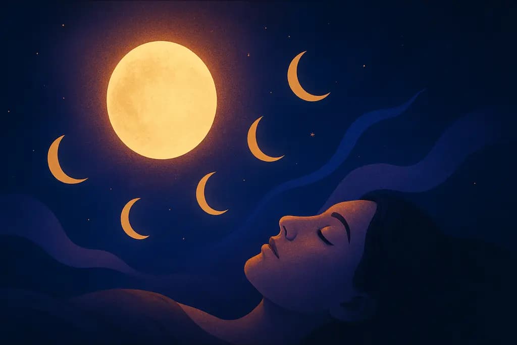Dream illustration: Moons