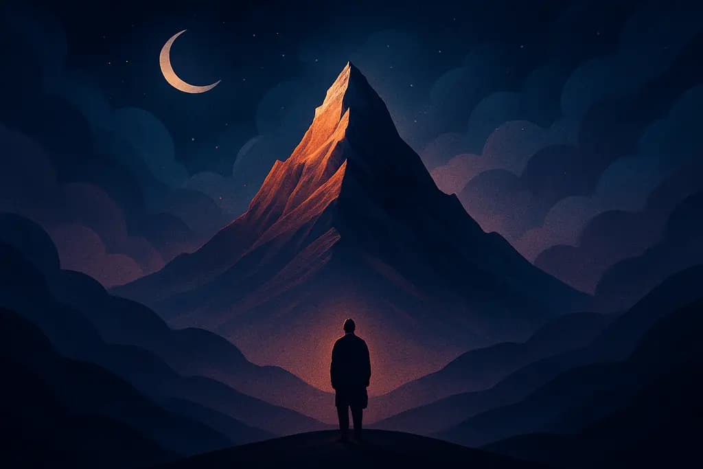 Dream illustration: Mountain Peak