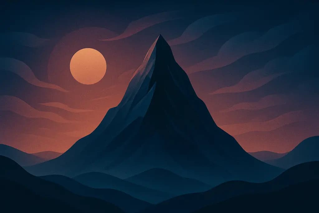 Dream illustration: Mountain you can't climb
