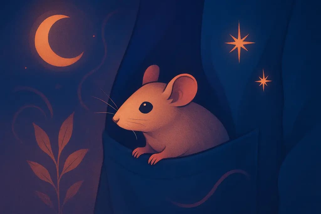 Dream illustration: Mouse in your pocket