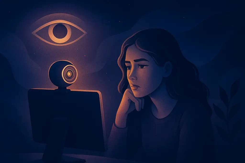 Dream illustration: My Webcam Won't Turn Off