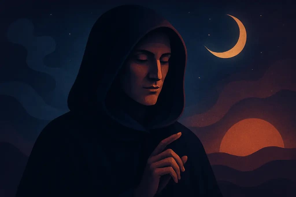 Dream illustration: Mysterious mentor