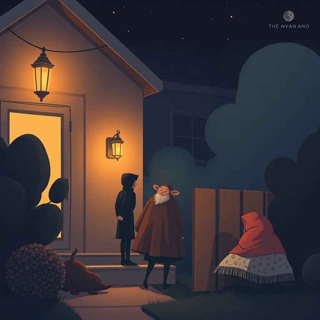 Dream illustration: Mysterious neighbor