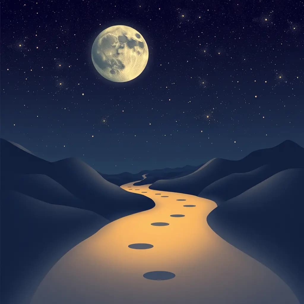 Dream illustration: Nakshatra-lit pathway