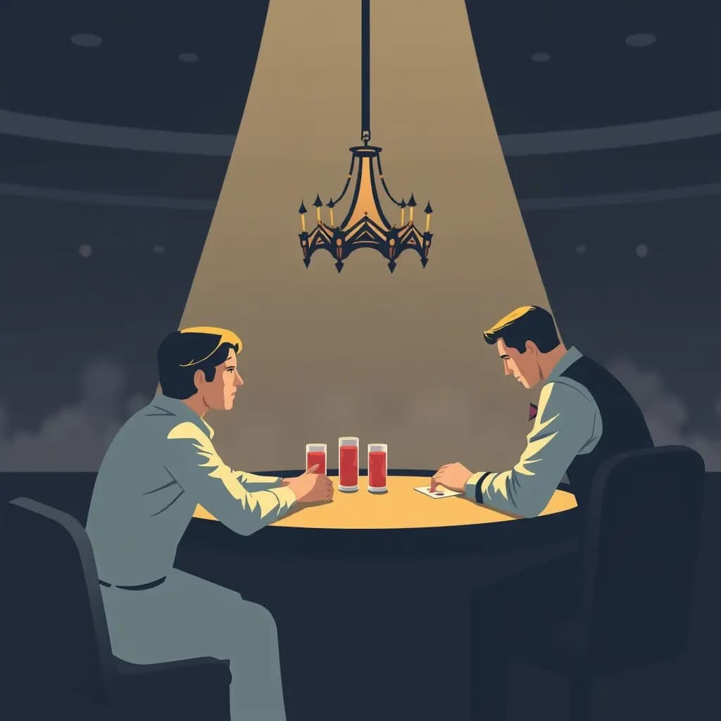 Dream illustration: Negotiating With a Casino Dealer