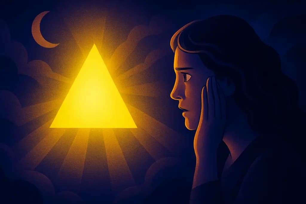 Dream illustration: Neon yellow light