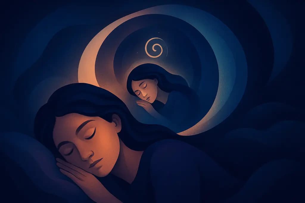 Dream illustration: Nested dreams or dream within a dream