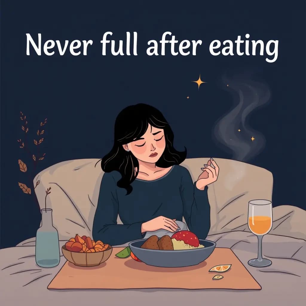 Dream illustration: Never full after eating