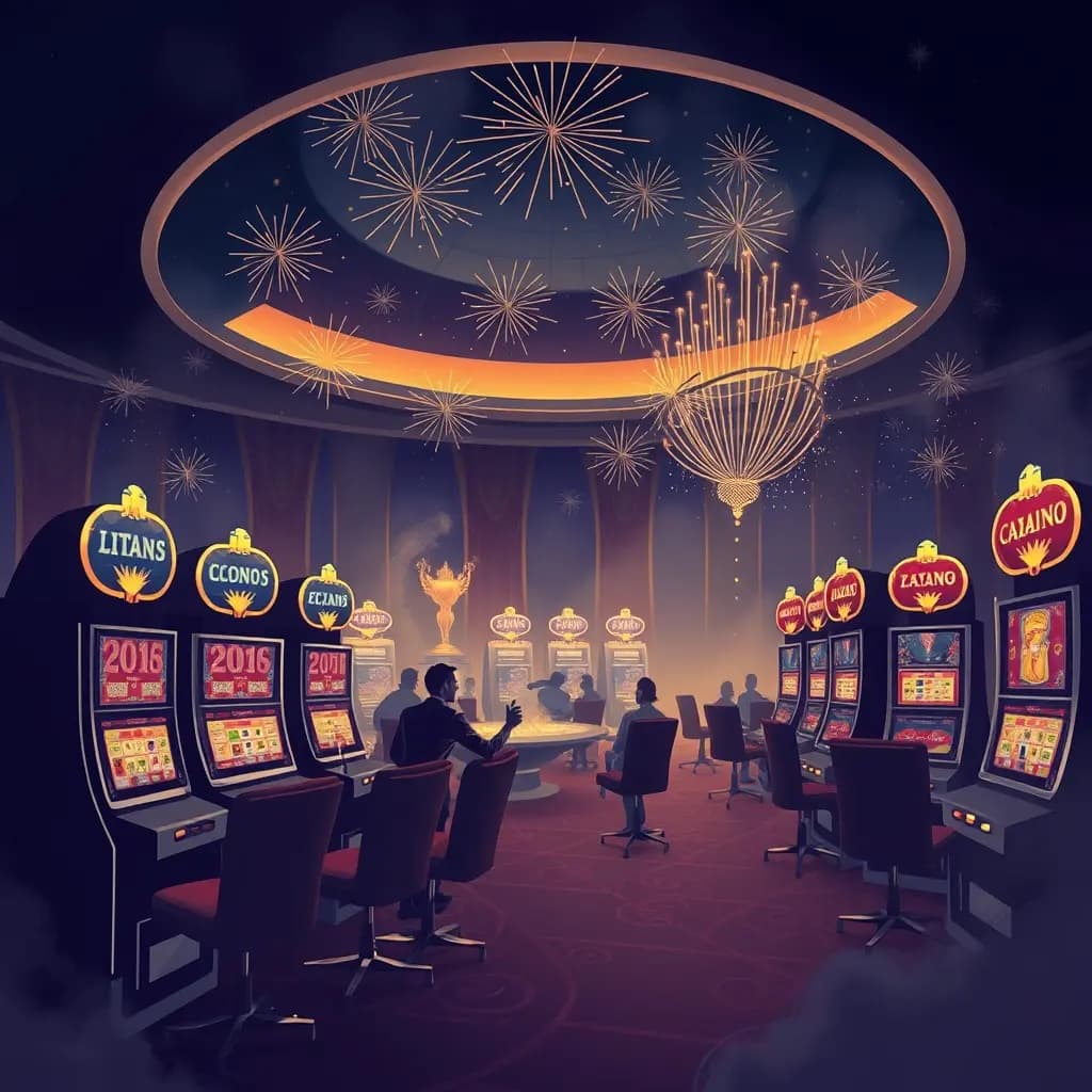 Dream illustration: New Year's Eve in a Casino