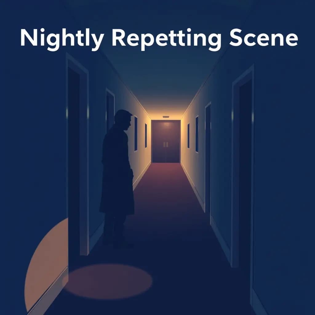 Dream illustration: Nightly Repeating Scene