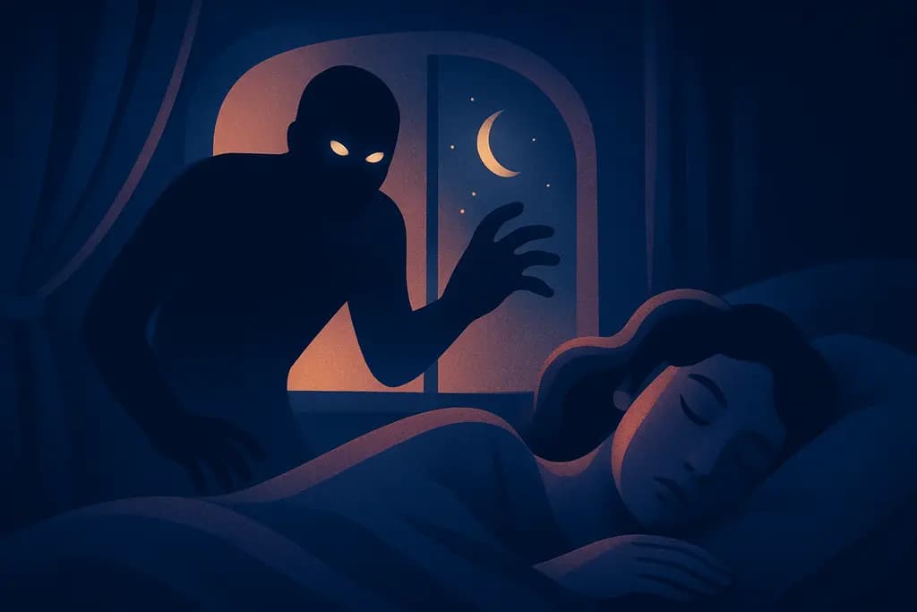 Dream illustration: Nighttime Intruder