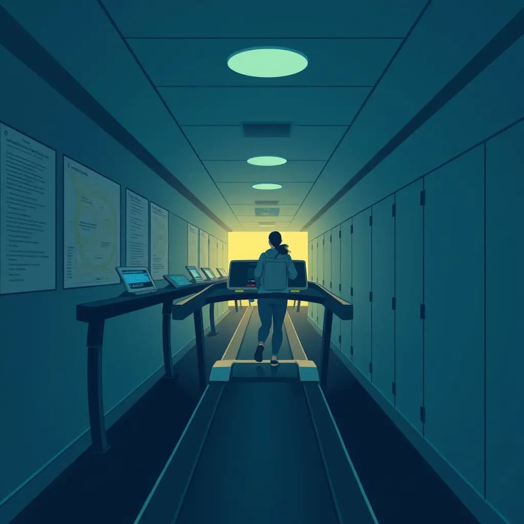 Dream illustration: Not Getting Anywhere