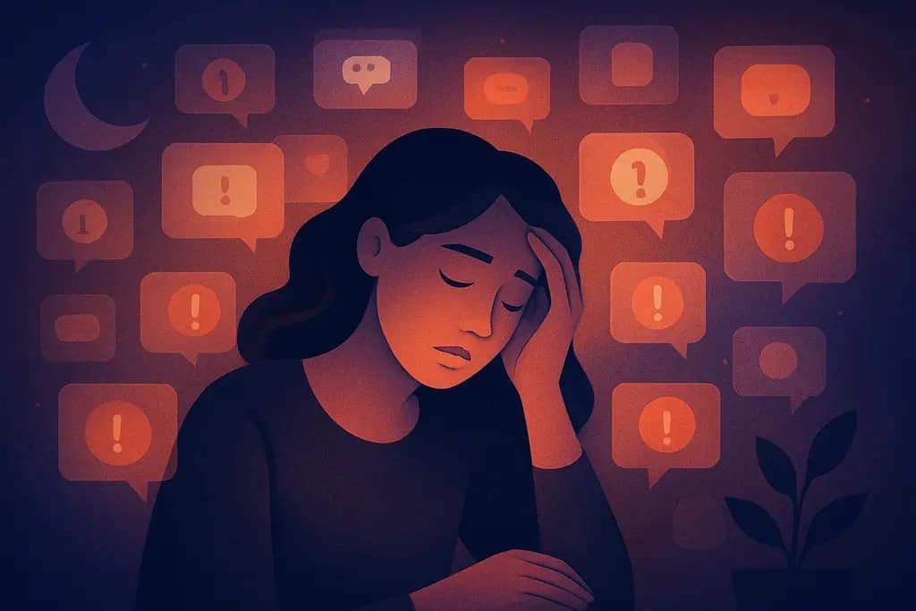 Dream illustration: Notifications Flooding Nonstop