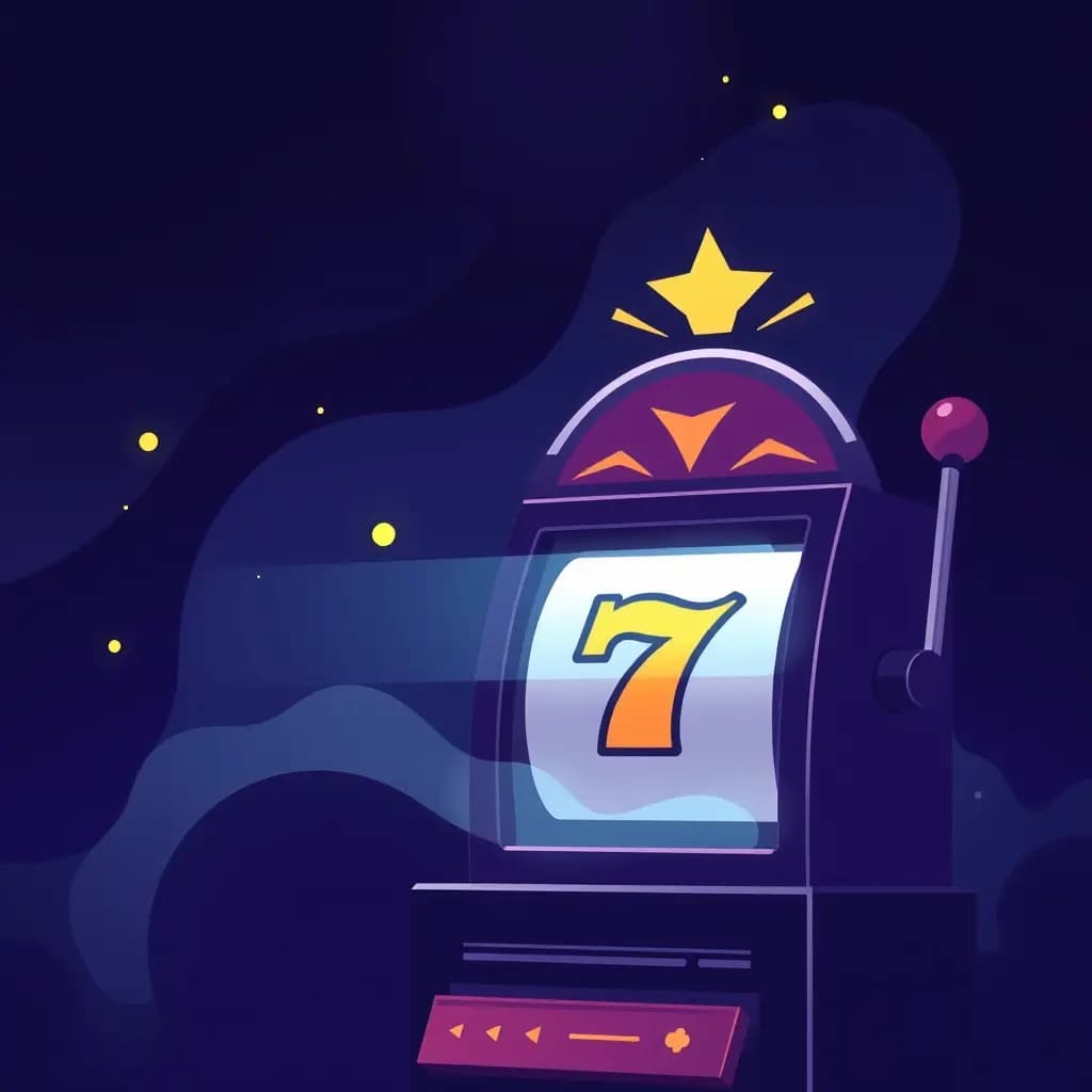 Dream illustration: the Number Seven on a Slot Machine