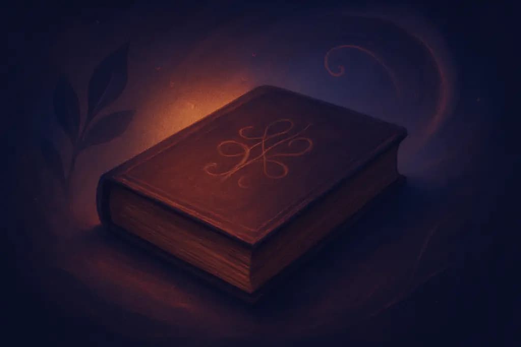 Dream illustration: Old book or diary you can't read dream