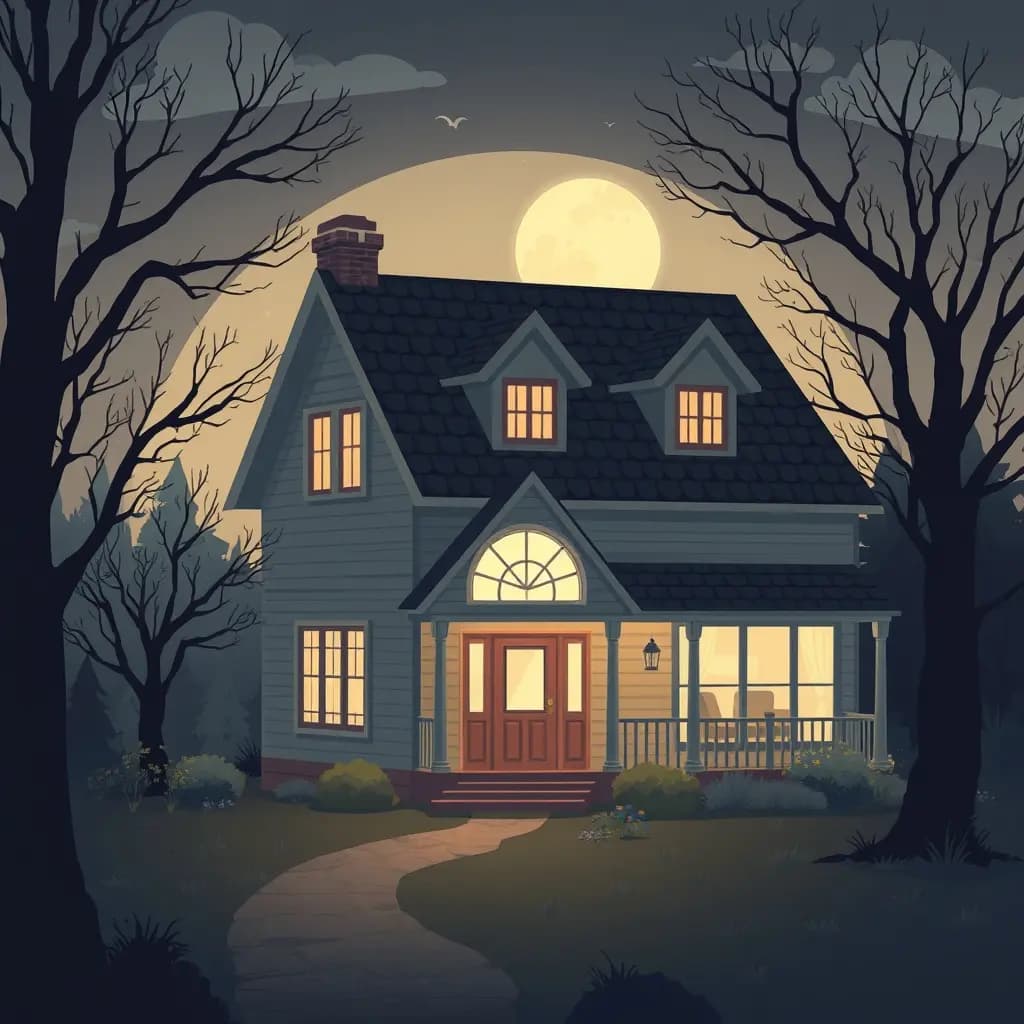 Dream illustration: Old Childhood Home
