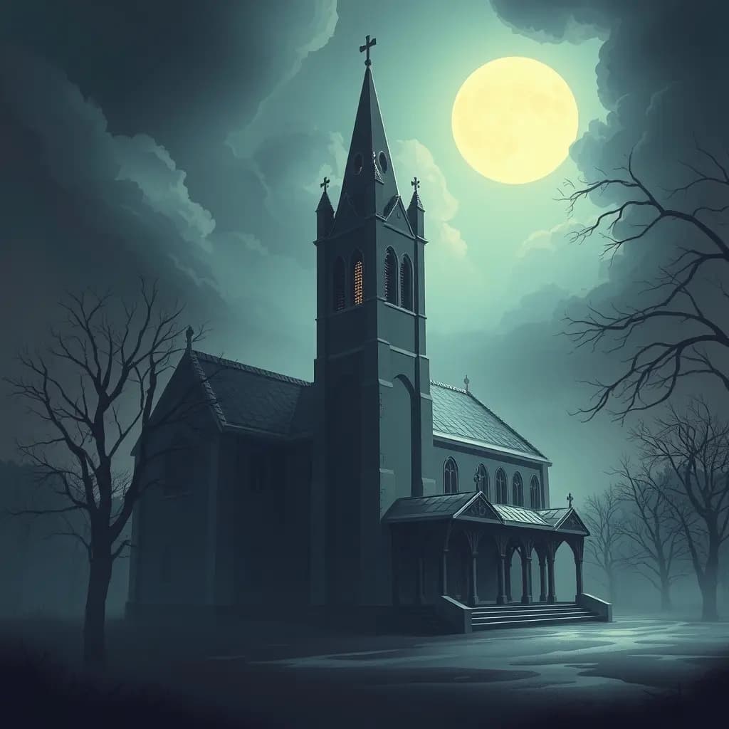 Dream illustration: Old Church or Cathedral