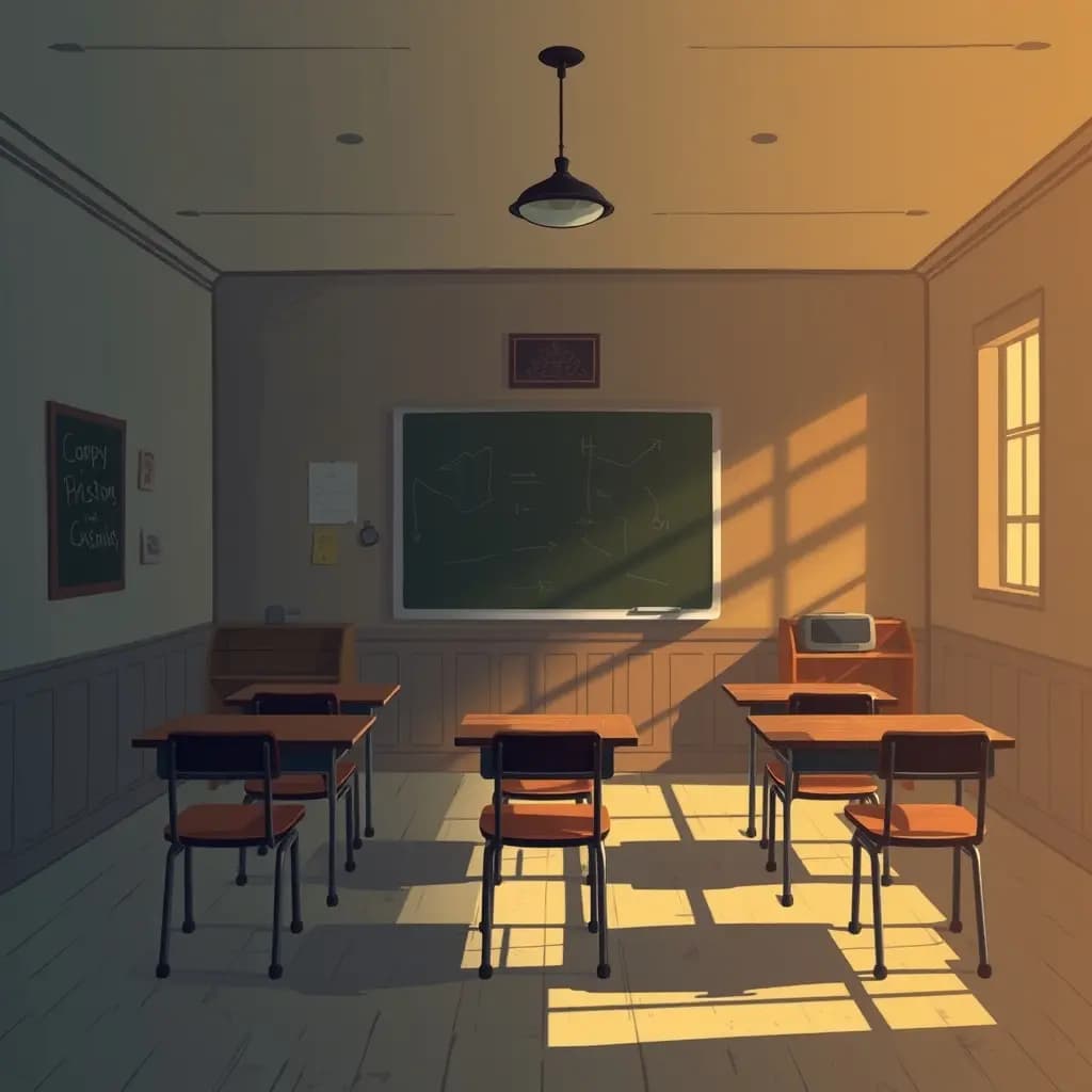Dream illustration: Old Classroom