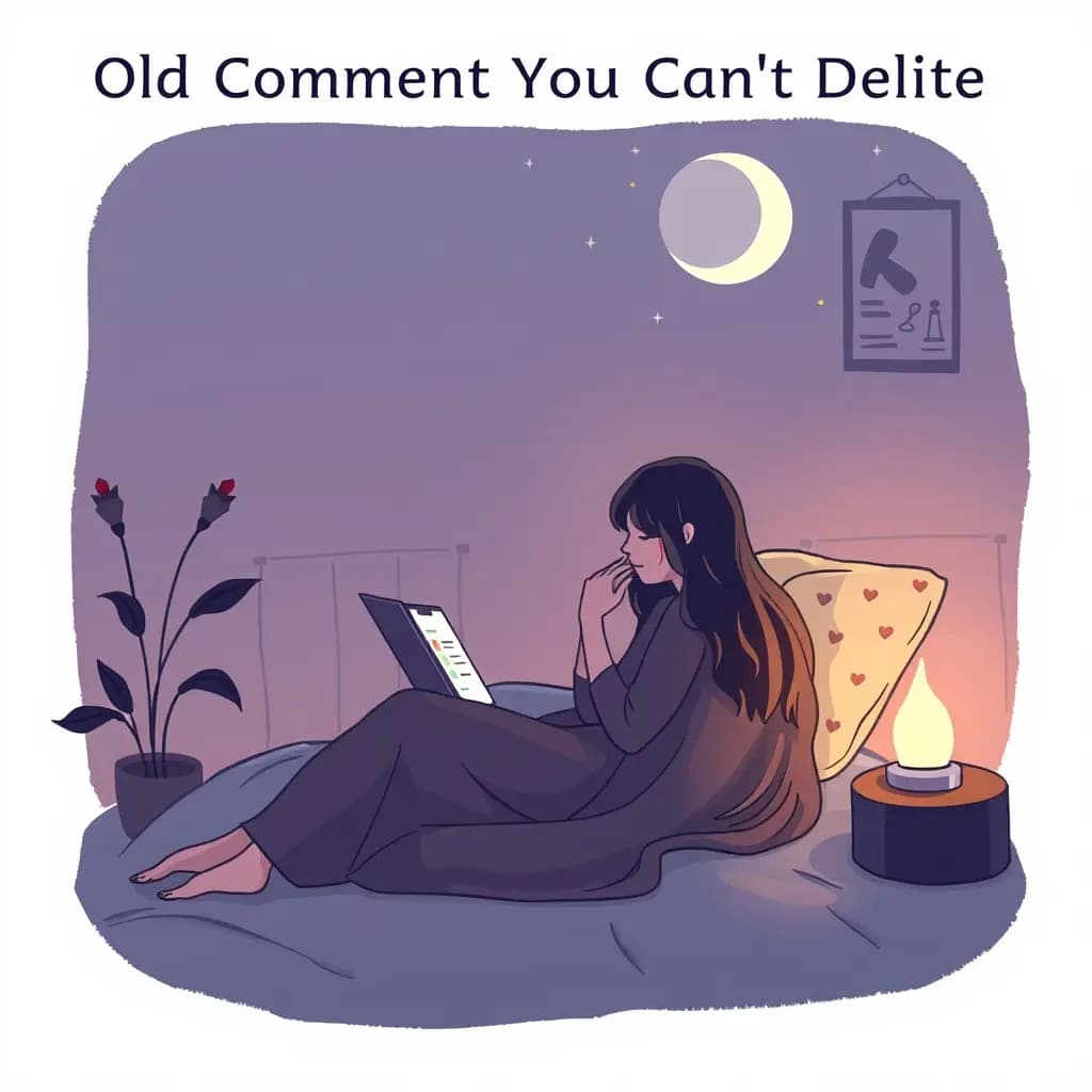 Dream illustration: Old Comment You Can't Delete