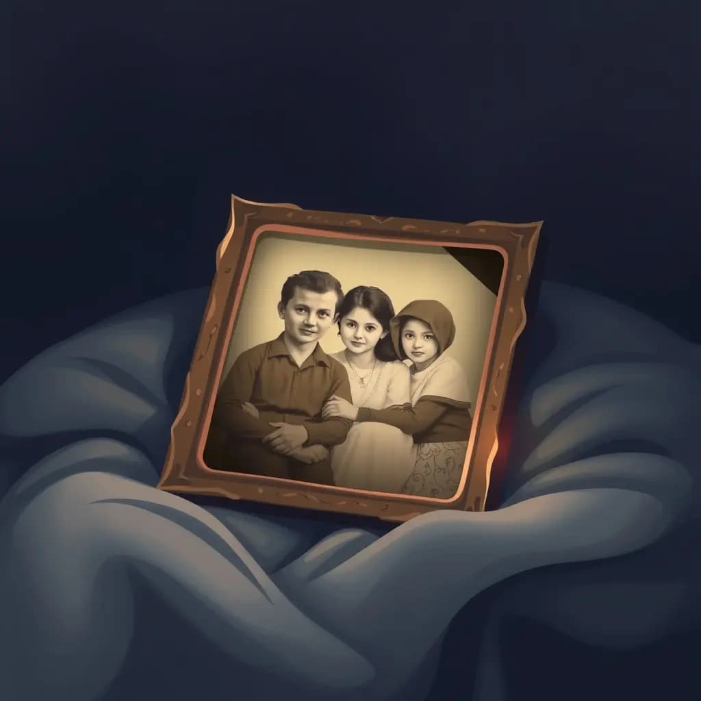 Dream illustration: Old family photograph