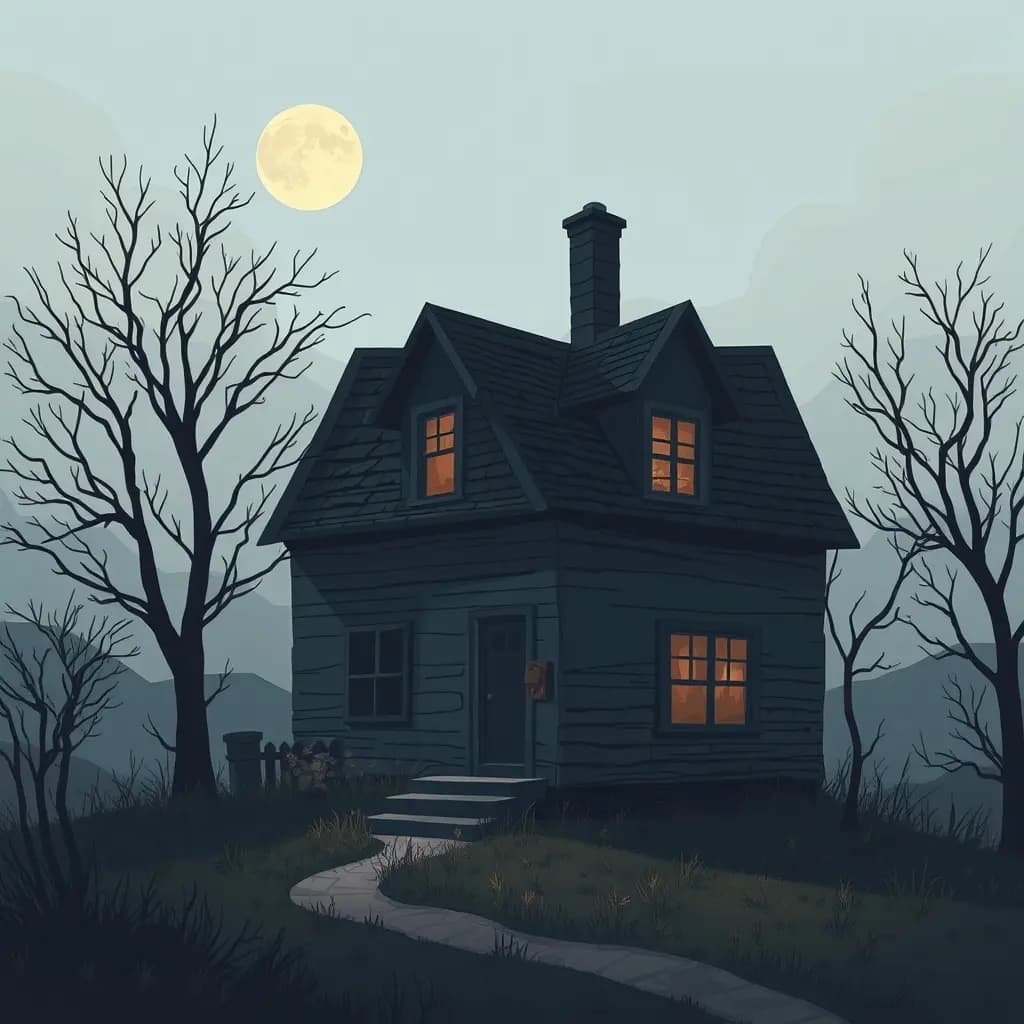Dream illustration: Old house
