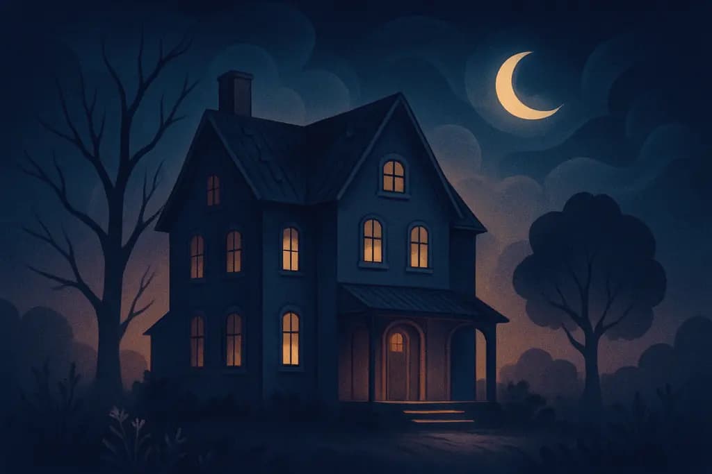Dream illustration: Old Houses