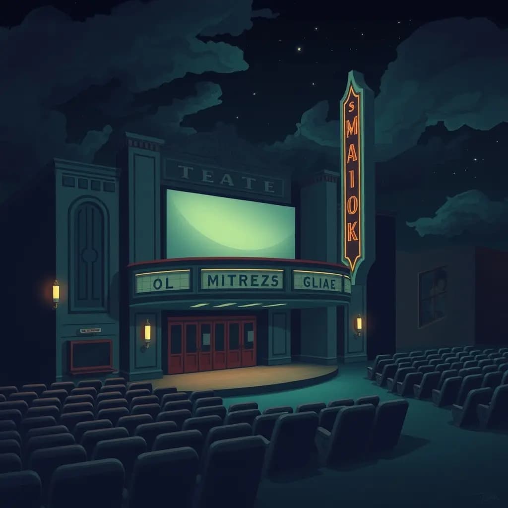 Dream illustration: Old movie theater